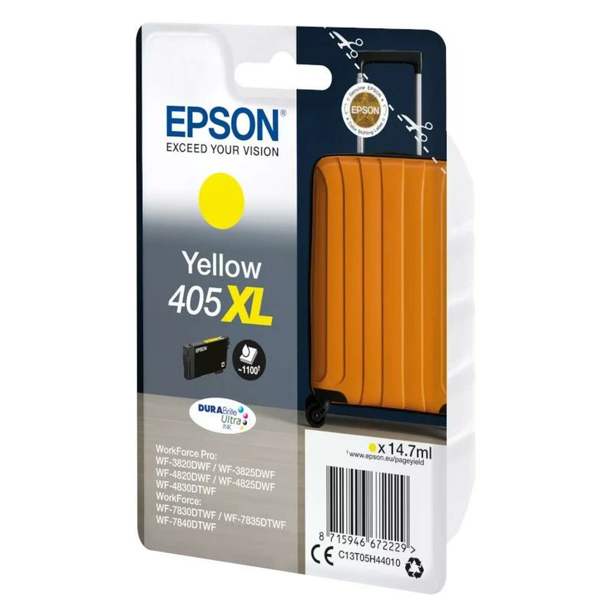 Picture of Original Ink Cartridge Epson C13T05H44010 Yellow (1 Unit)