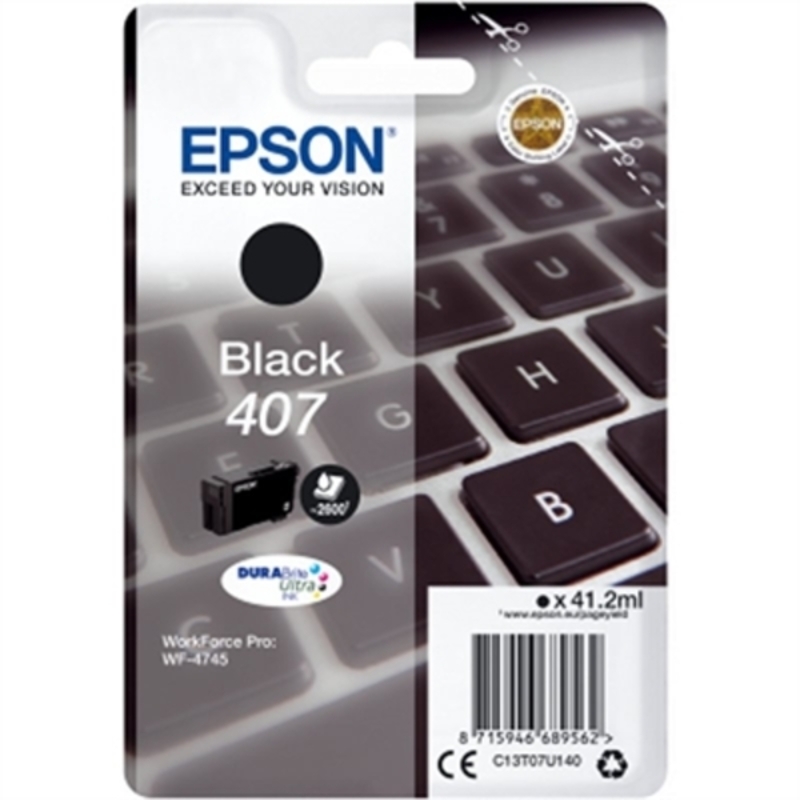 Compatibele inktcartridge Epson C13T07U140 Negro WF-4745 Zwart
