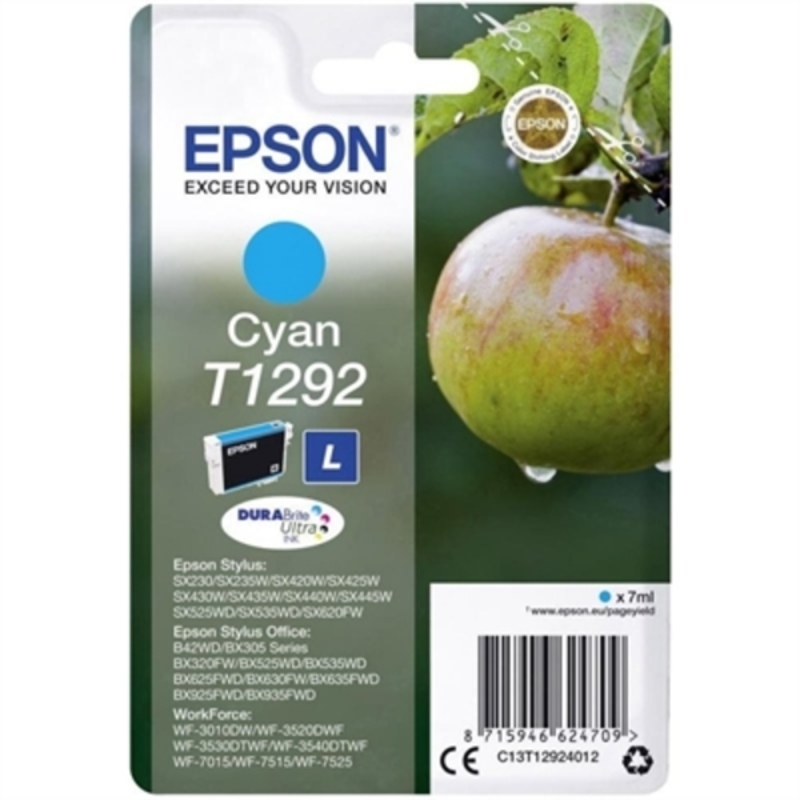 Cartouche d'Encre Compatible Epson T1292 Cyan