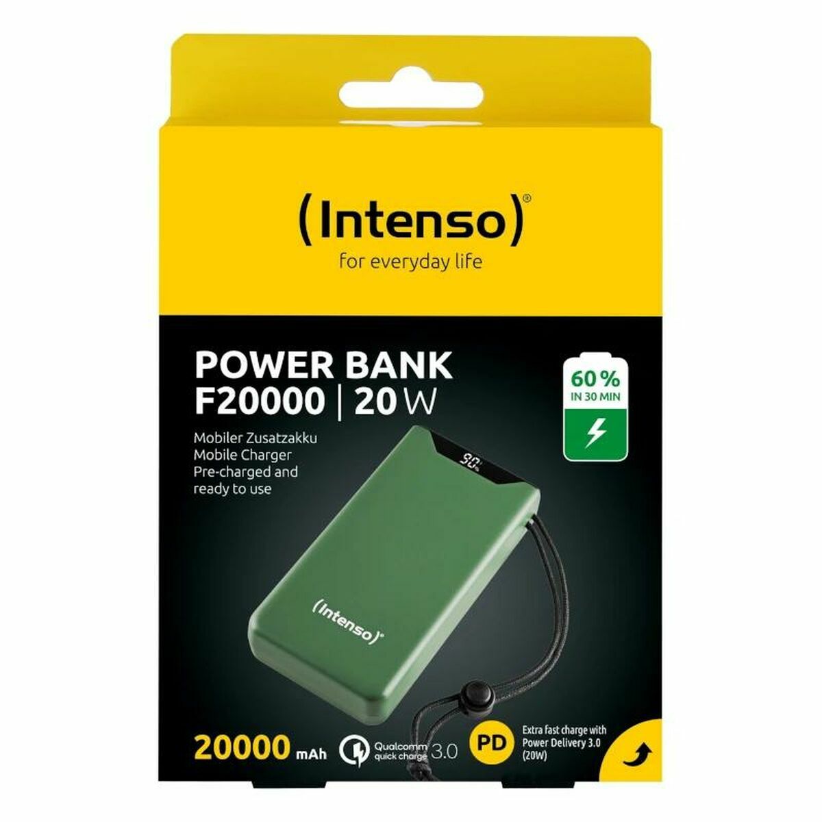 Afbeeldingen van Laptop Battery INTENSO F20000 Green 20 W 20000 mAh