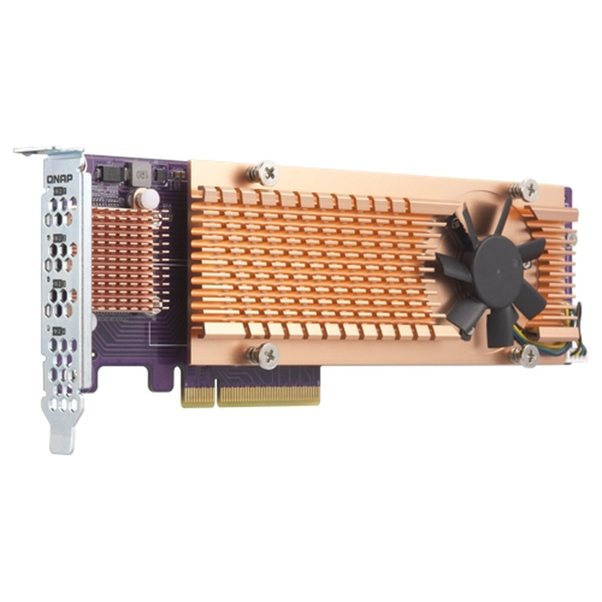 PCI-kort SSD M.2 Qnap QM2-4P-384