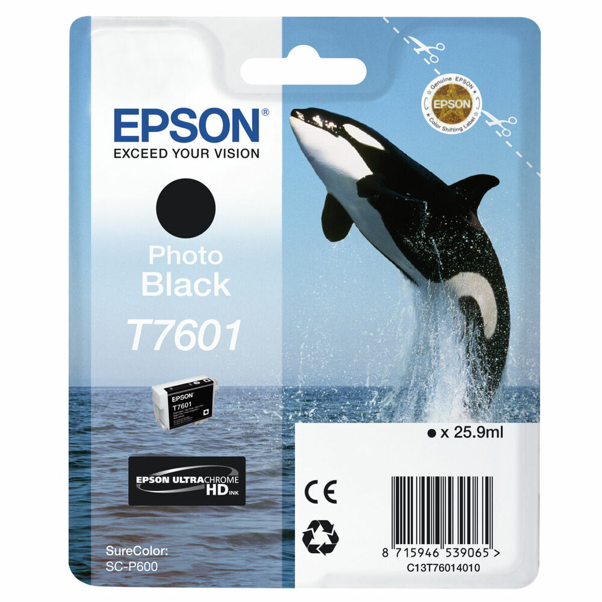 Kép Original Ink Cartridge Epson T7601 Black