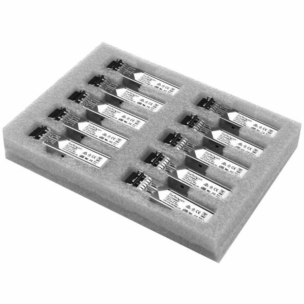 Afbeeldingen van MultiMode SFP Fibre Module Startech GLCSXMM10PST 