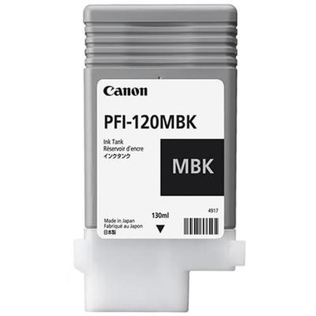 Obrazek Original Ink Cartridge Canon PFI-120 MBK Black Matte back