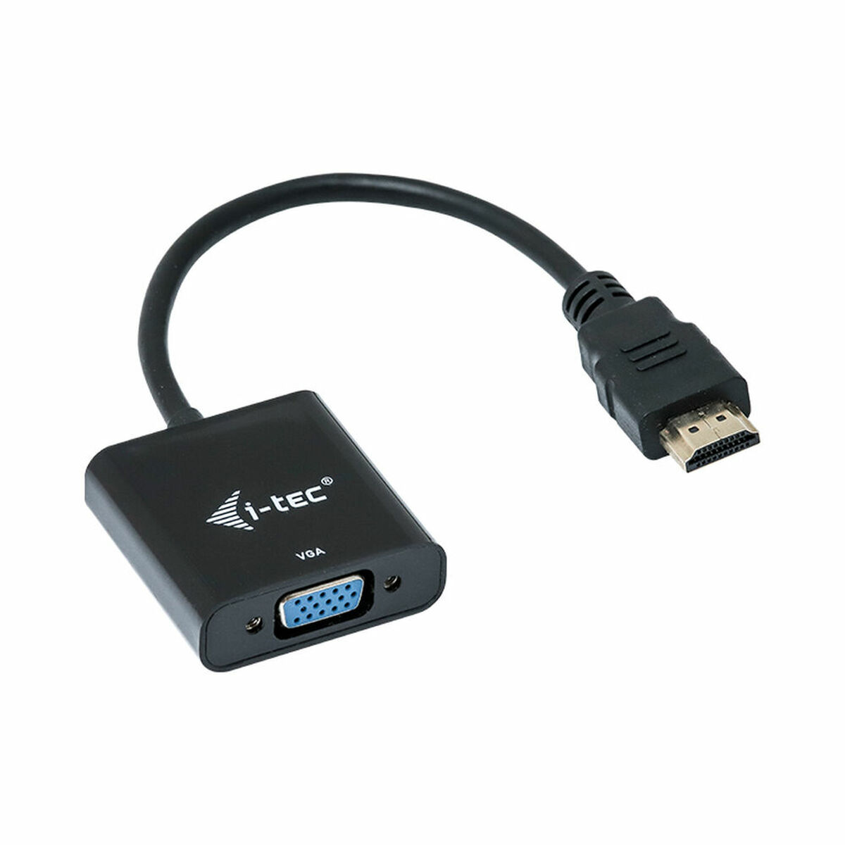 Afbeeldingen van HDMI to VGA Adapter i-Tec HDMI2VGAADA Black 15 cm