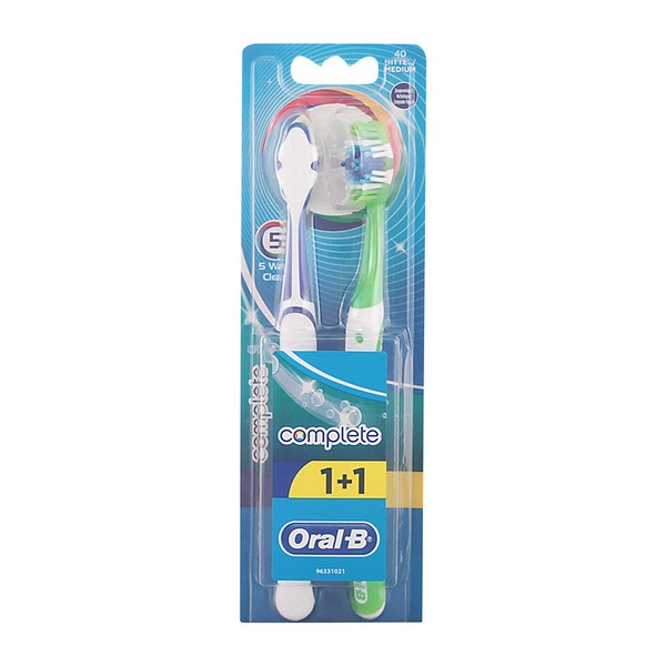 Brosse à Dents Complete 5 Ways Clean Oral-B (2 uds)   