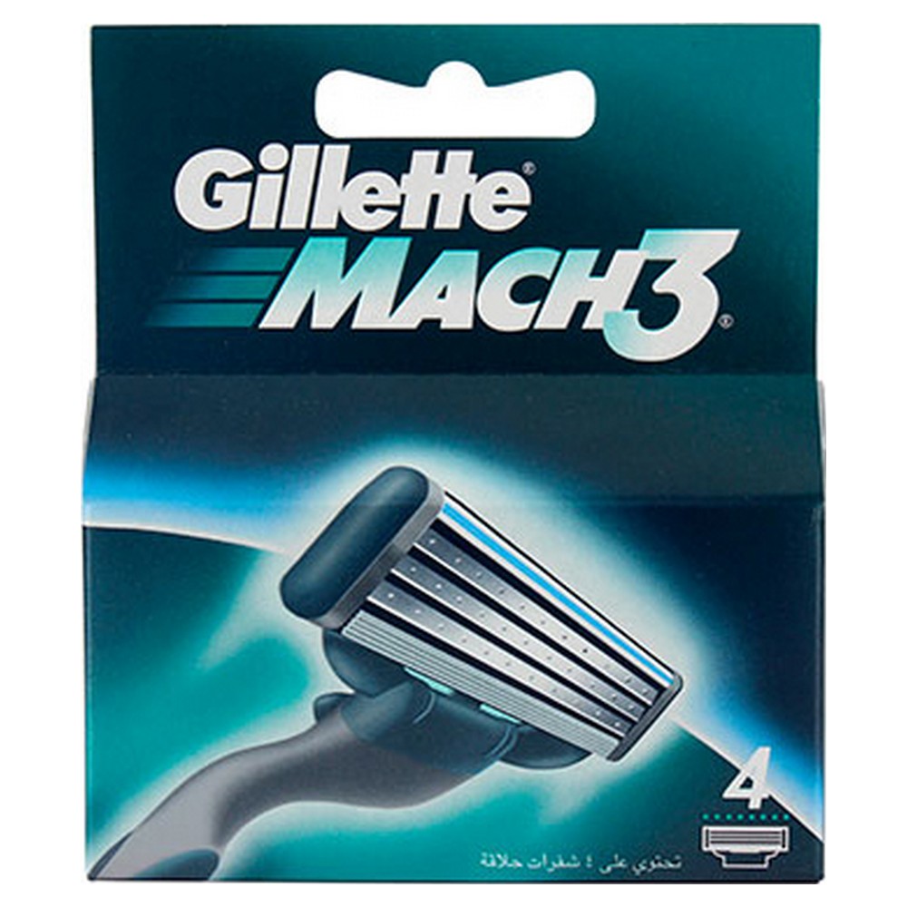 Recambio de Cuchilla para Afeitadora Gillette (4 uds)