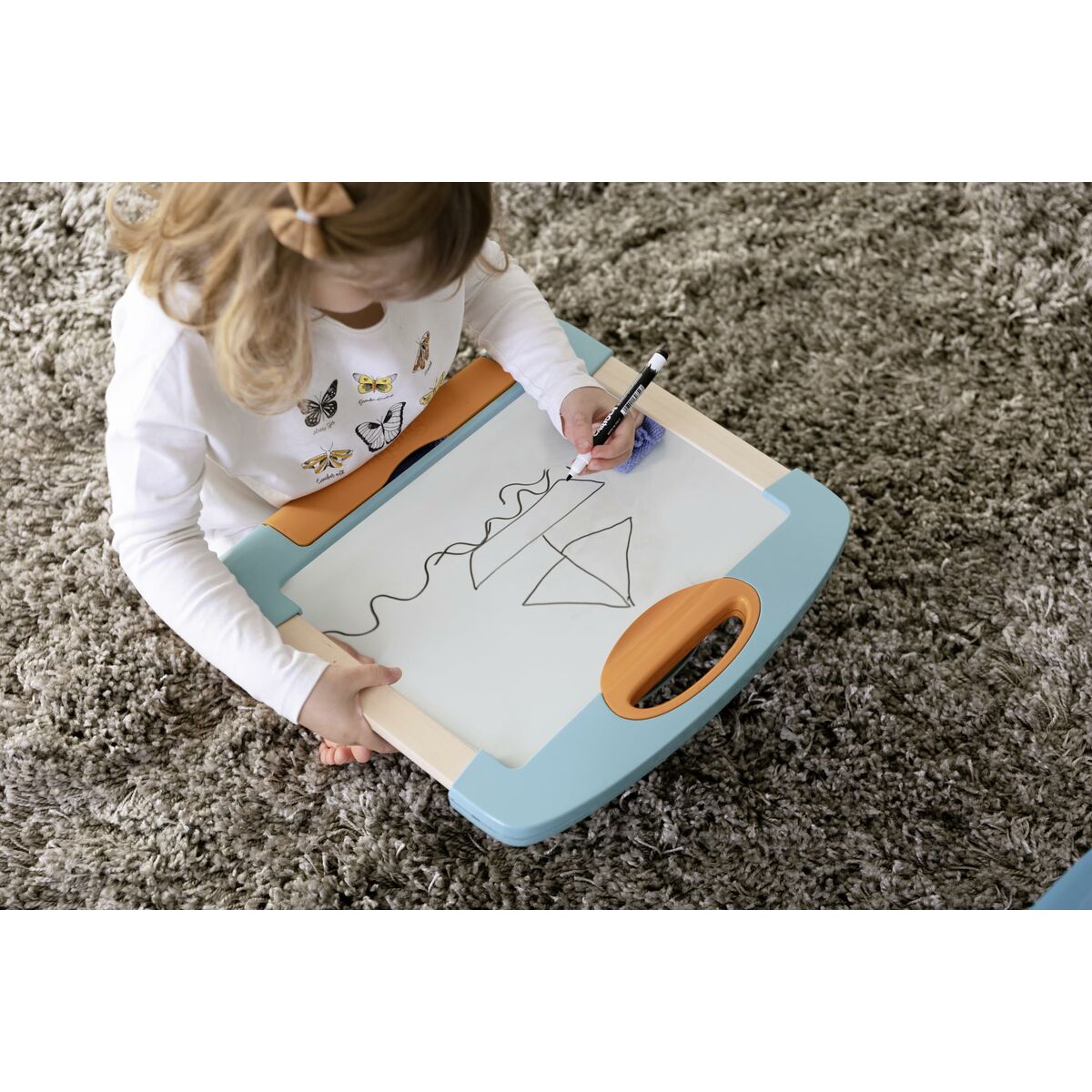 Magisch Schoolbord Smoby Magnetic modulo slate Wit Hout