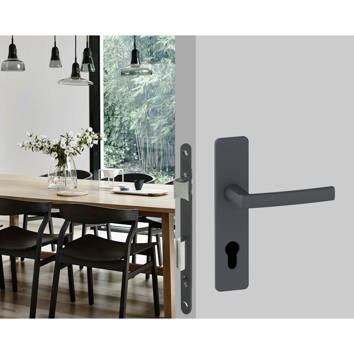 Zamek wpuszczany Yale Y60R-A40/N 6,75 x 2 x 23 cm Stal