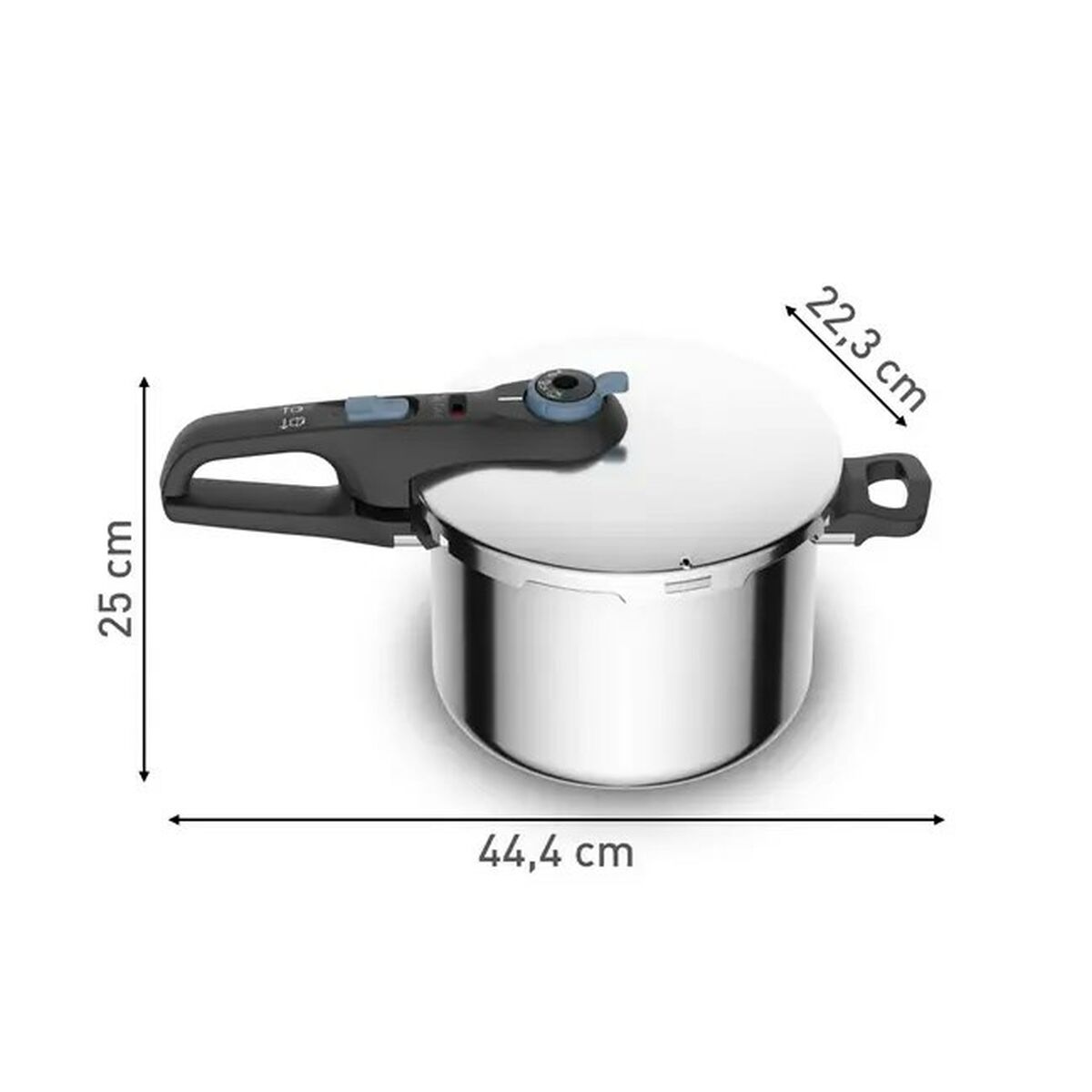 Image secondaire de Marmites Express Tefal P2580701 Acier inoxydable Plastique 6 L