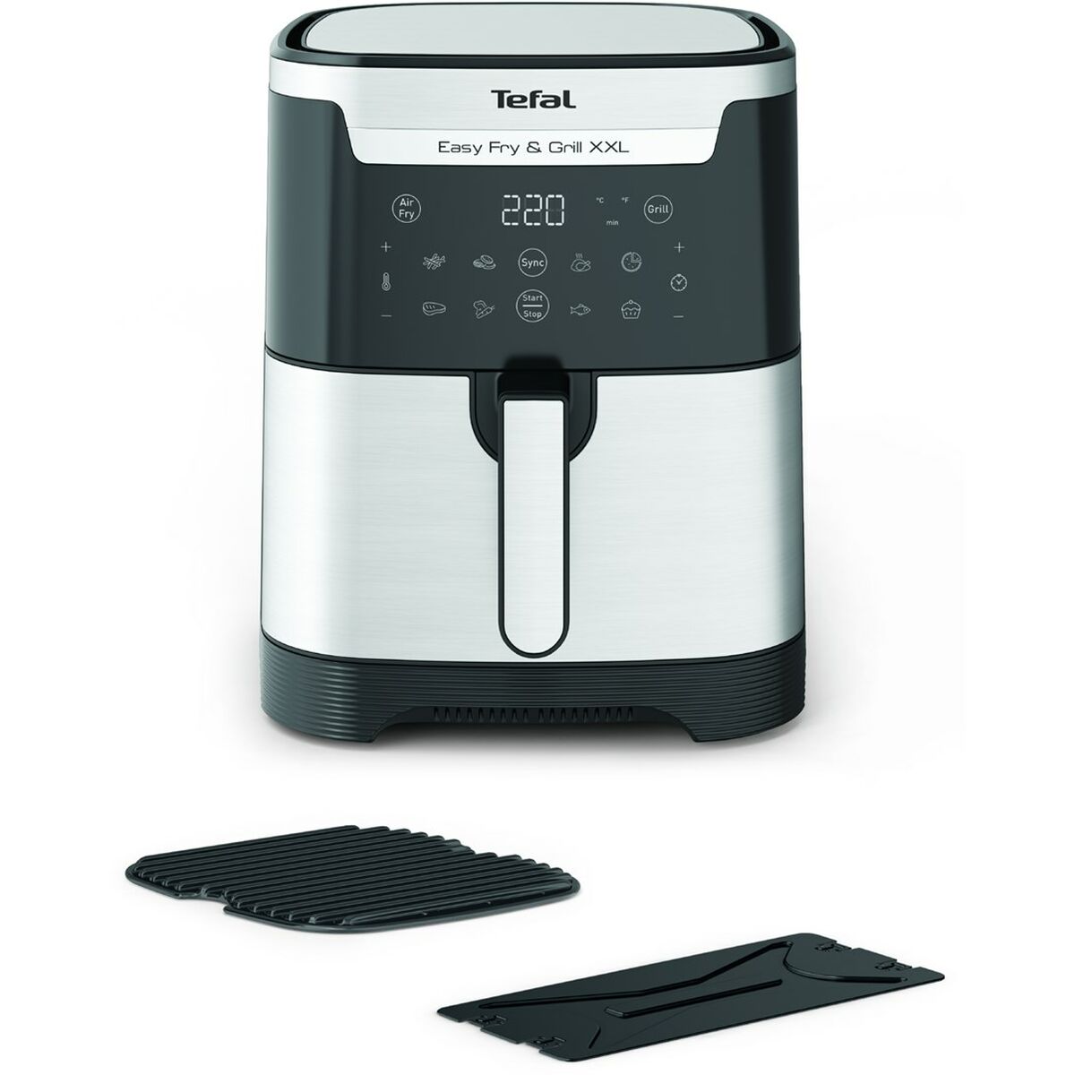 Alternativní obrázok produktu Air Fryer Tefal EY801D15 1650 W 6,5 L Black Steel