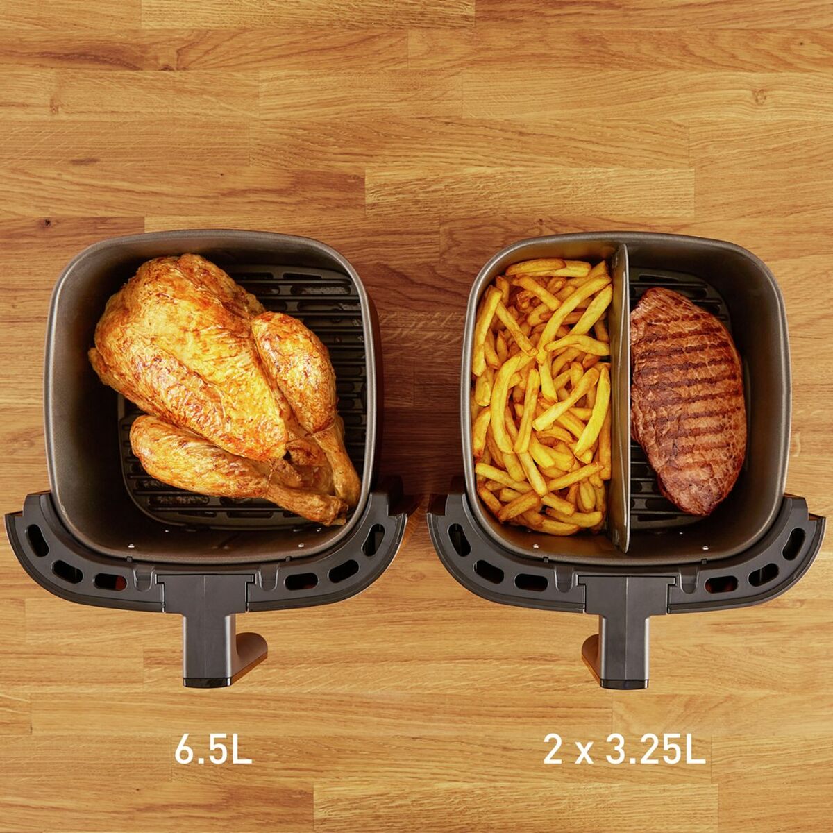 obrázok produktu Air Fryer Tefal EY801D15 1650 W 6,5 L Black Steel