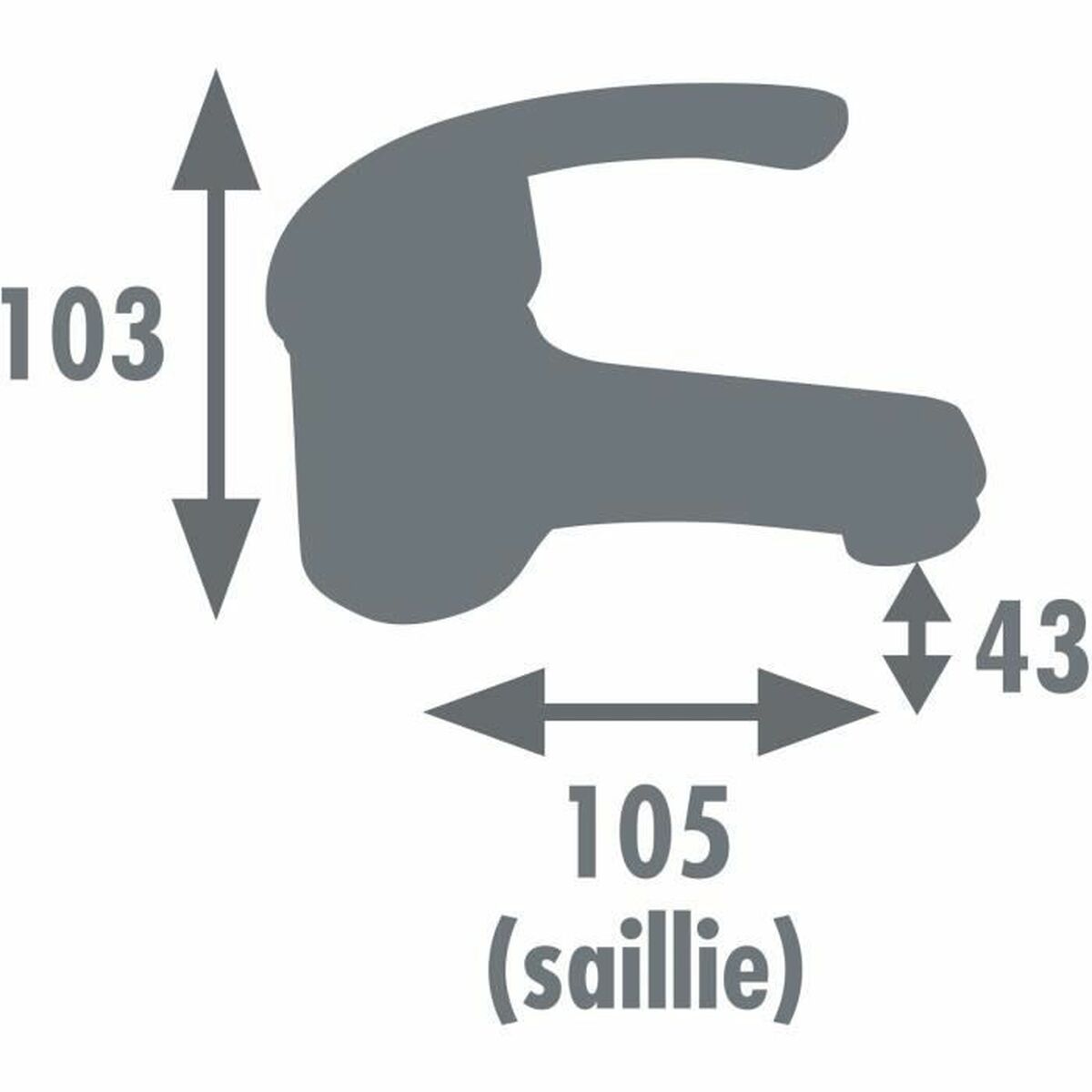 Kran jednouchwytowy Edouard Rousseau