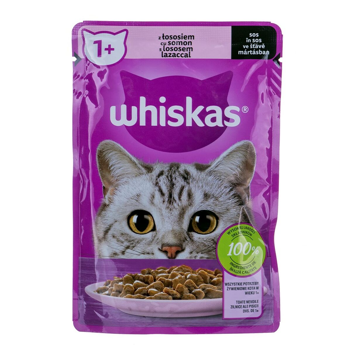 Aliments pour chat Whiskas Adult Saumon