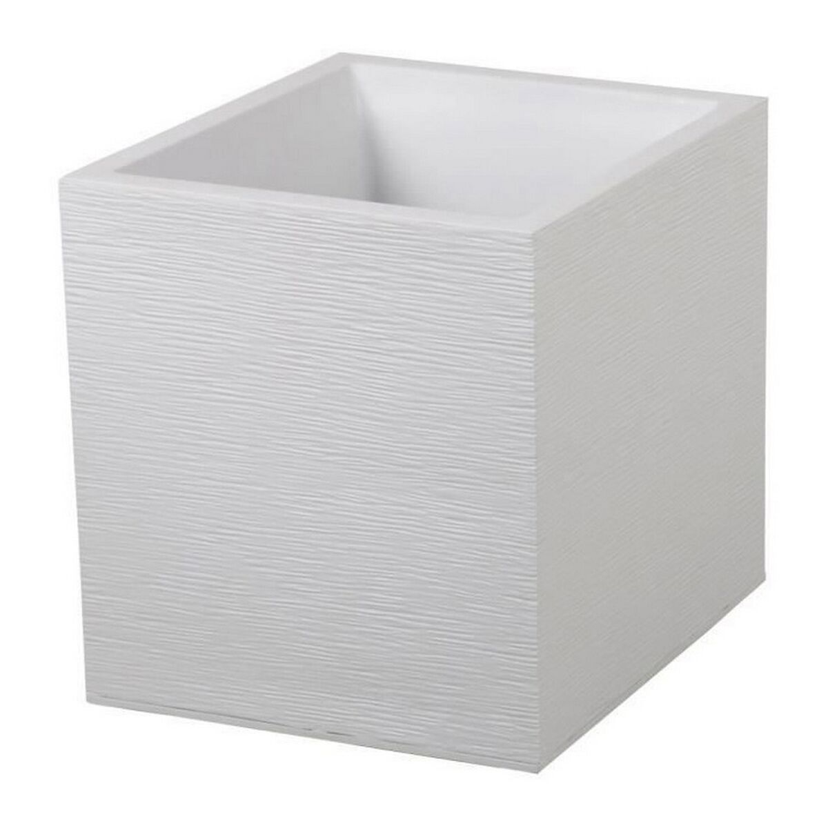 Pot EDA Graphit Plastique Blanc Carré (39 x 39 x 43 cm)