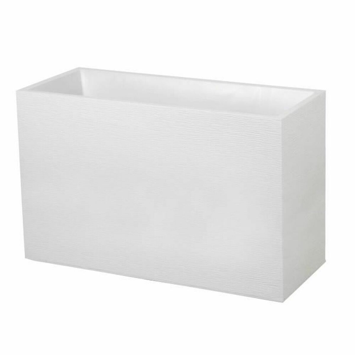 Cache-pot EDA Muret Graphit 99,5 x 39,5 x 60 cm Blanc Plastique