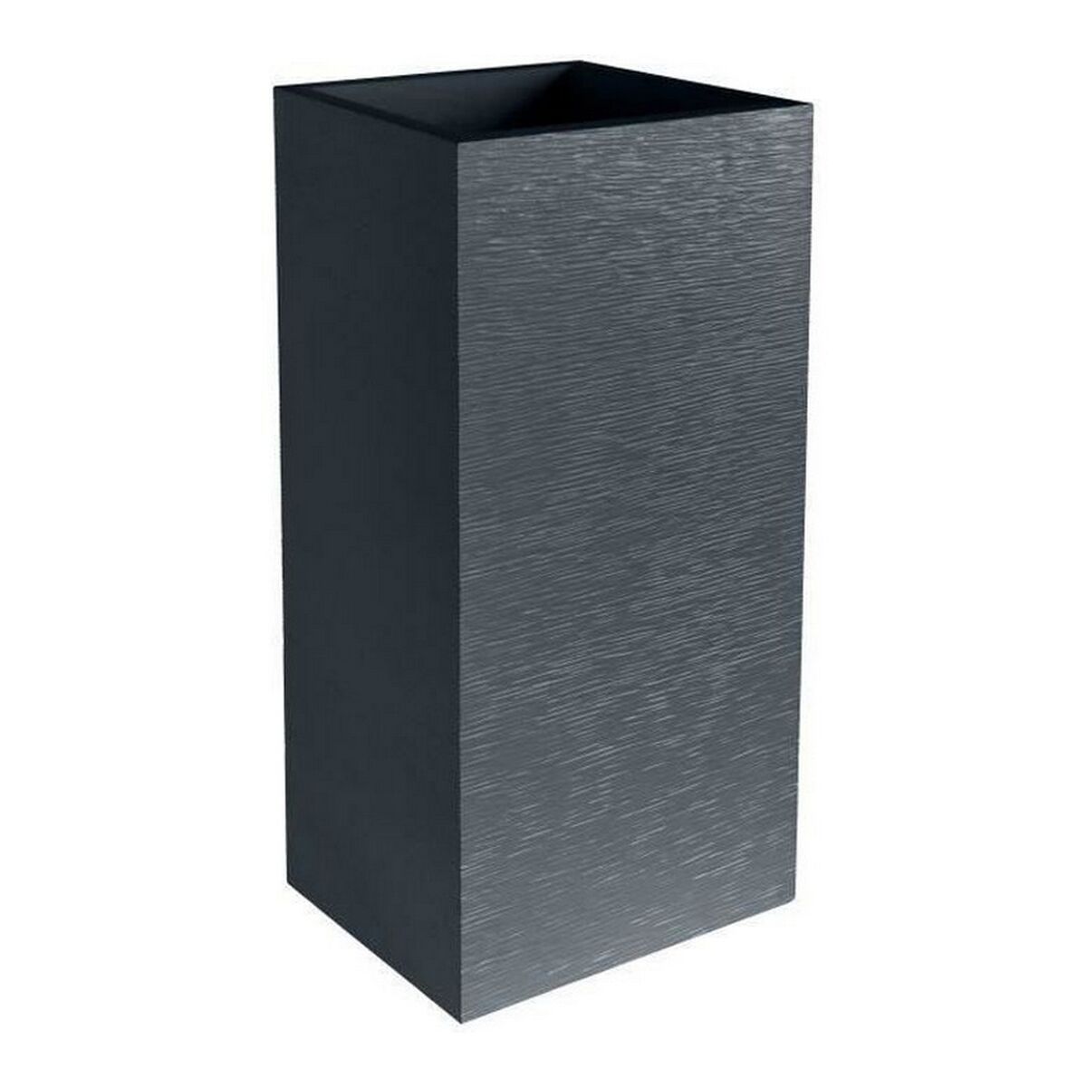 Pot EDA Graphit Plastique Gris foncé Carré (39,5 x 39,5 x 80 cm)
