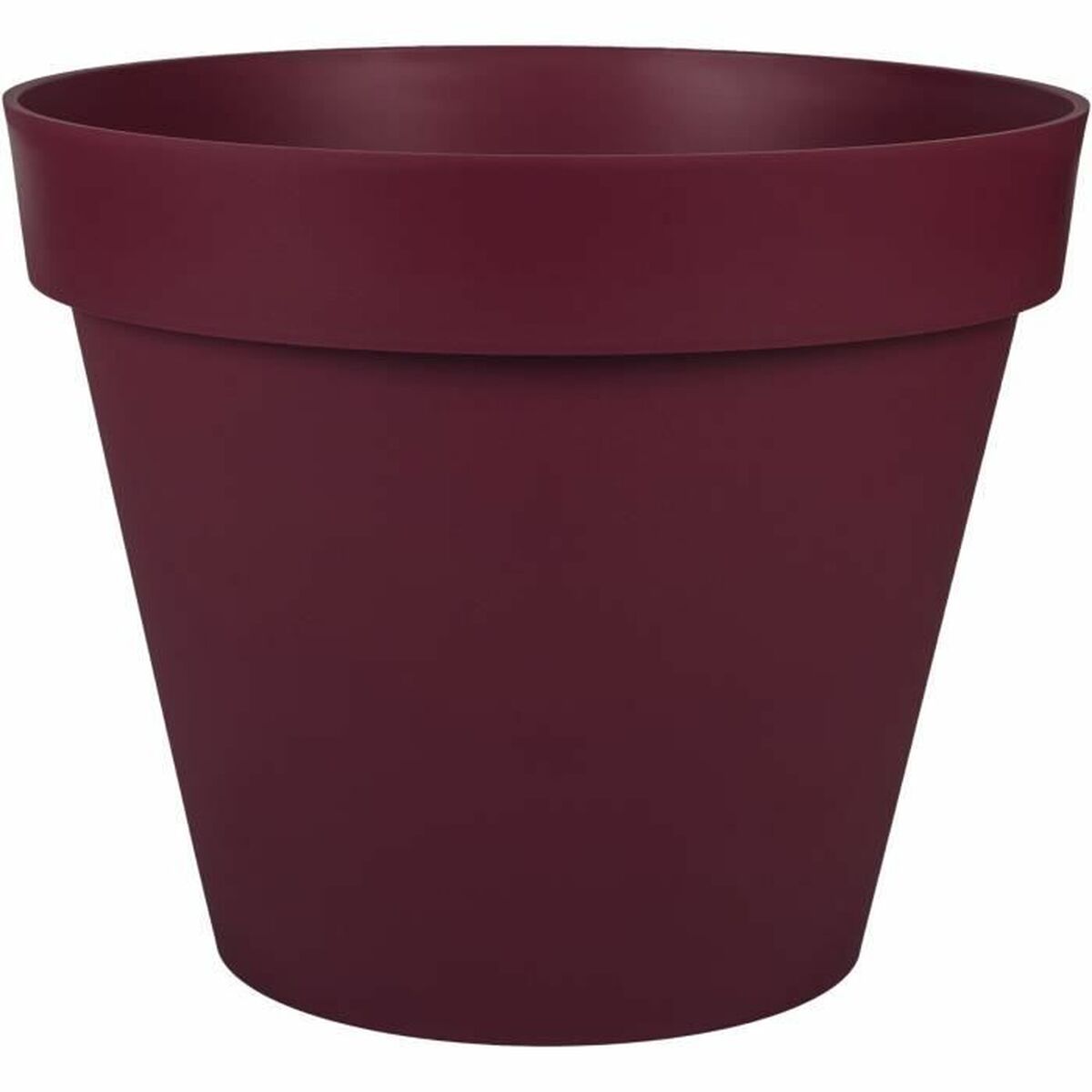 Pot EDA Ø 41 cm Rouge foncé Plastique Rond Moderne