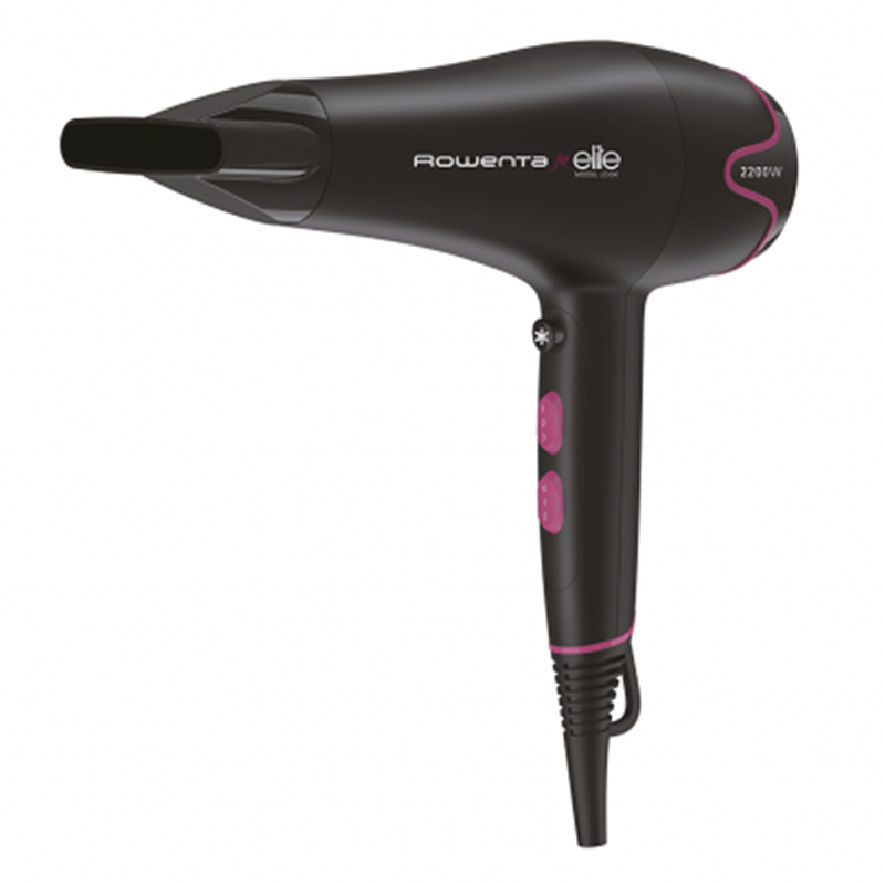 Hairdryer Rowenta CV5712 2200W Black/Pink Negro