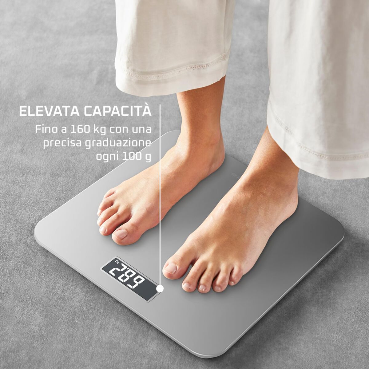 Digitale Personenweegschaal Rowenta BS1801 Kristal 160 kg 150 kg