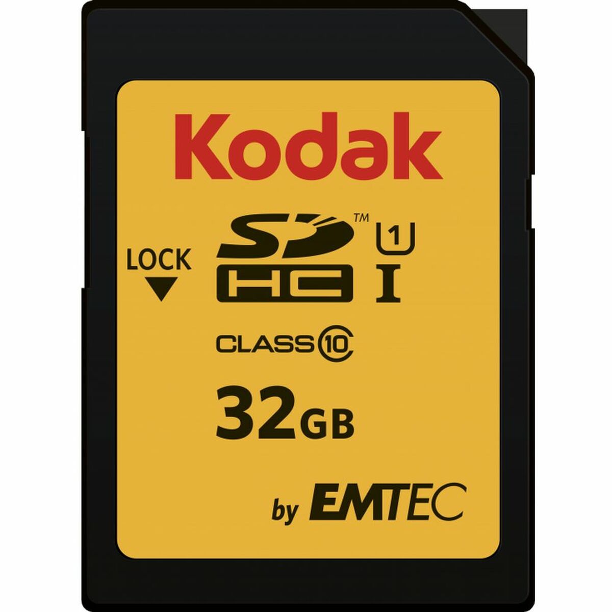 Carte Mémoire Micro SD avec Adaptateur Kodak SDHC32GBCLASS10U1 32 GB SDHC UHS-I Cours 10