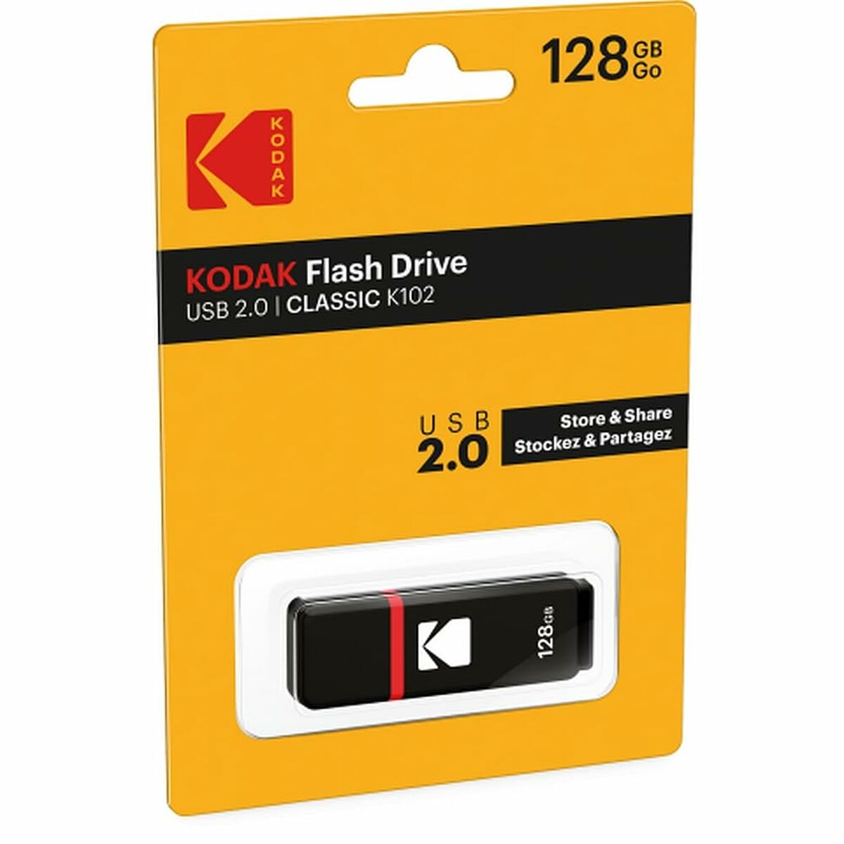 Afbeeldingen van Micro SD Memory Card with Adaptor Kodak EKMMD128GK102