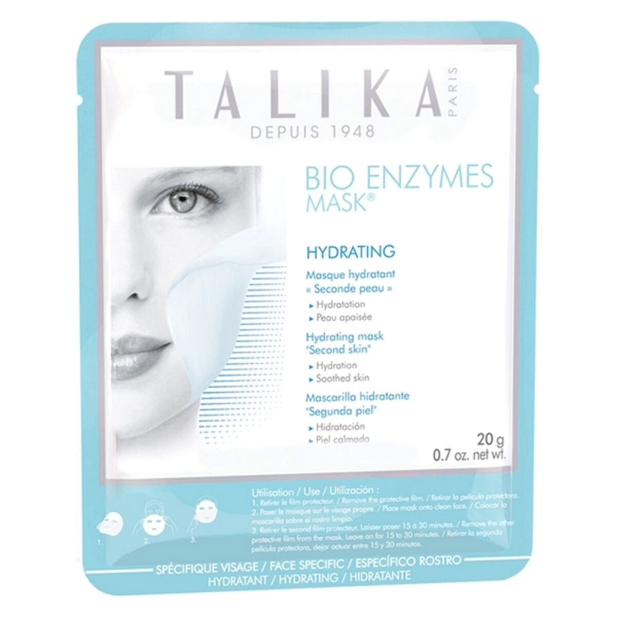 Masque facial Bio Enzymes Talika 20 g