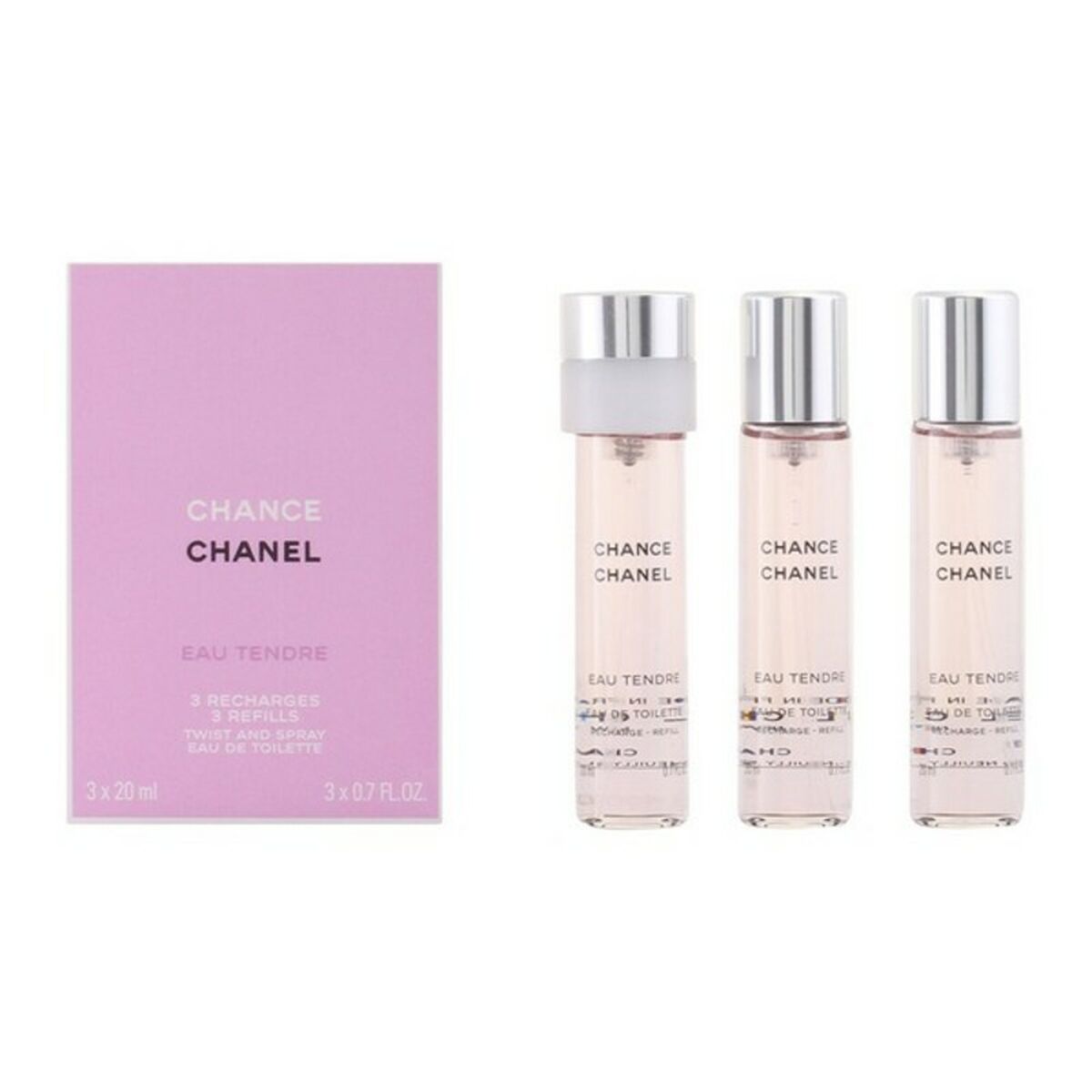 Dameparfume Chanel Chance Eau Tendre EDT 3 pcs
