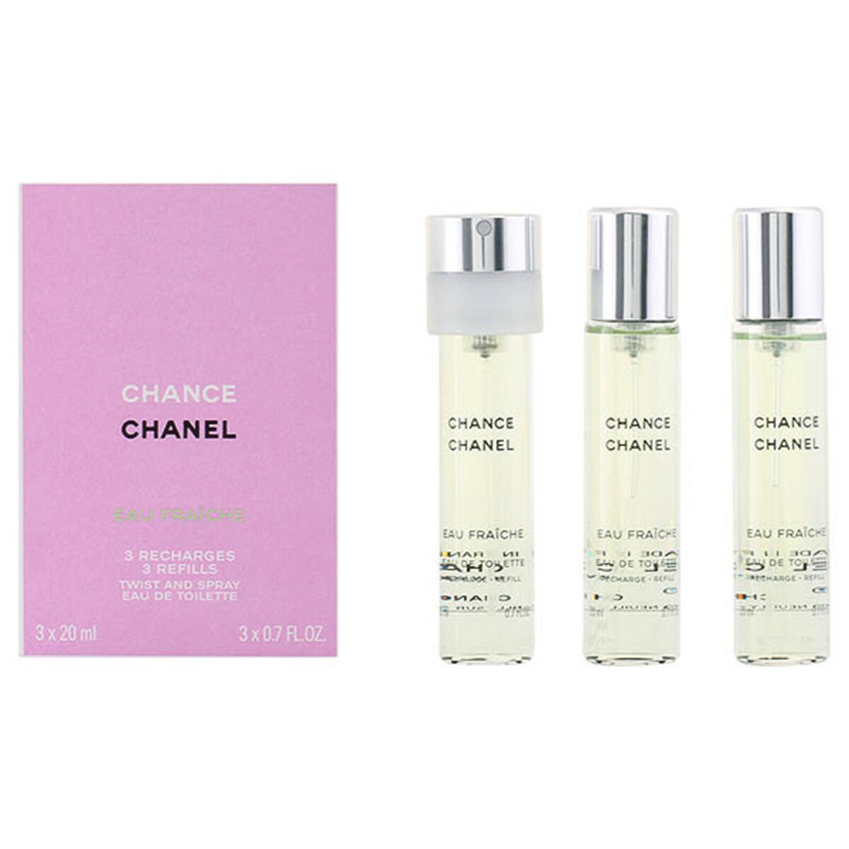 Parfume sæt til kvinder Chance Eau Fraiche Chanel Chance Eau Fraîche (3 pcs)