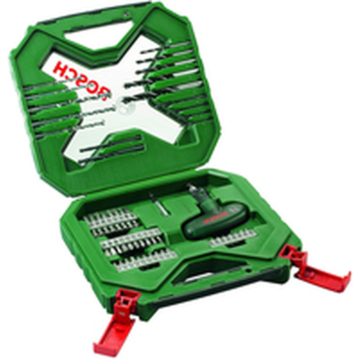 Set met boor en accessoires BOSCH