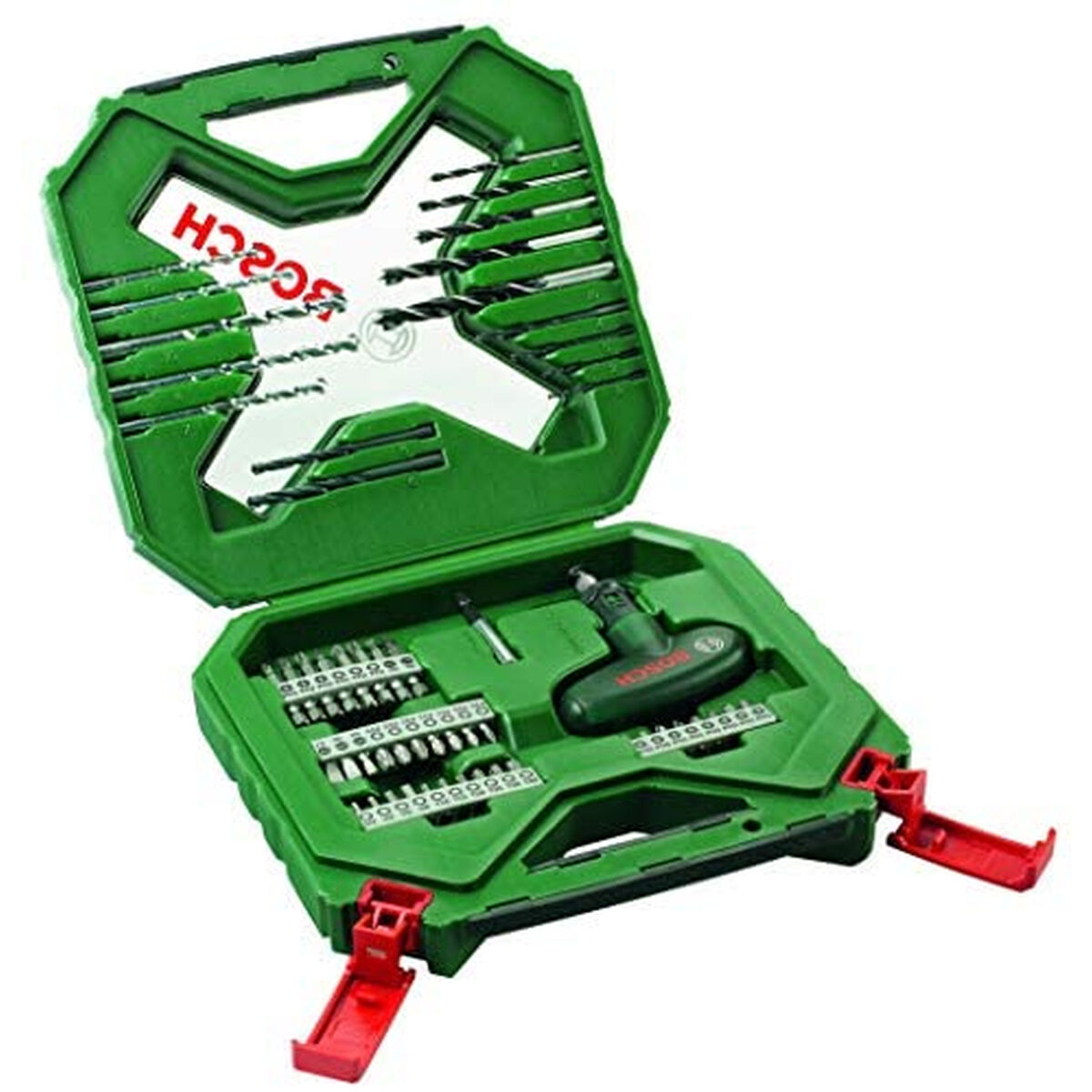 Set met boor en accessoires BOSCH