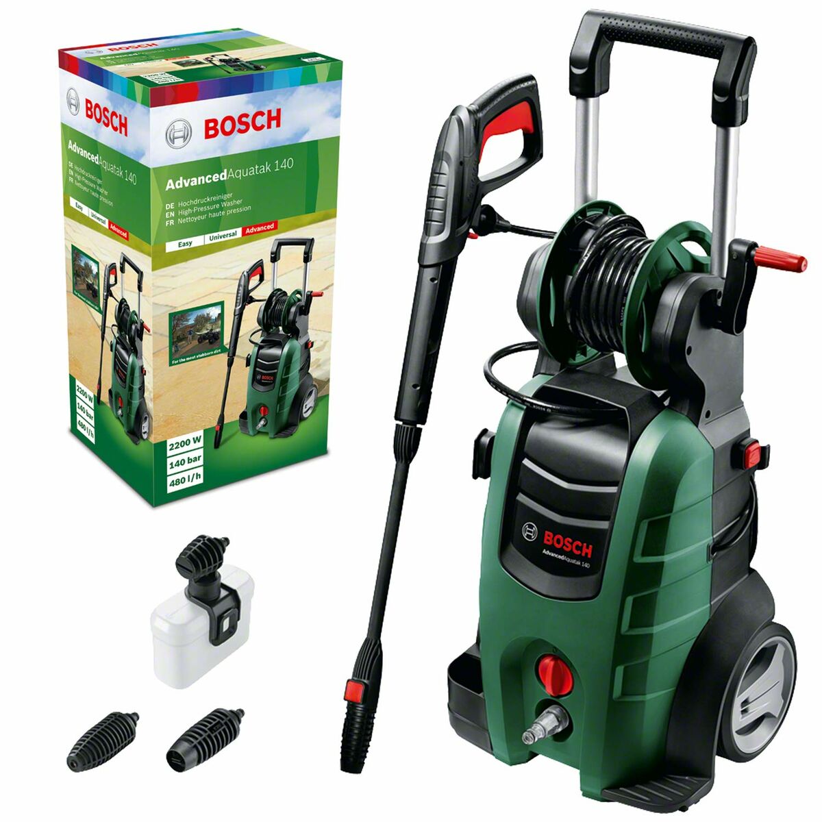 Hogedrukreiniger BOSCH Advancedaquatak 140 2100 W 140 bar 450 L/H