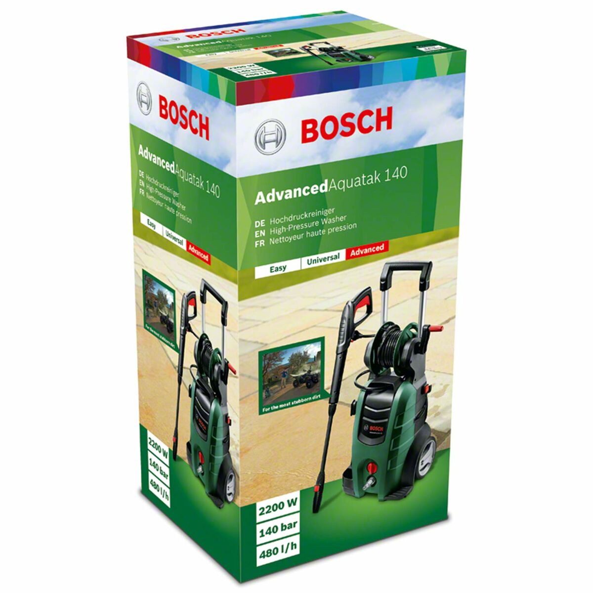Hogedrukreiniger BOSCH Advancedaquatak 140 2100 W 140 bar 450 L/H