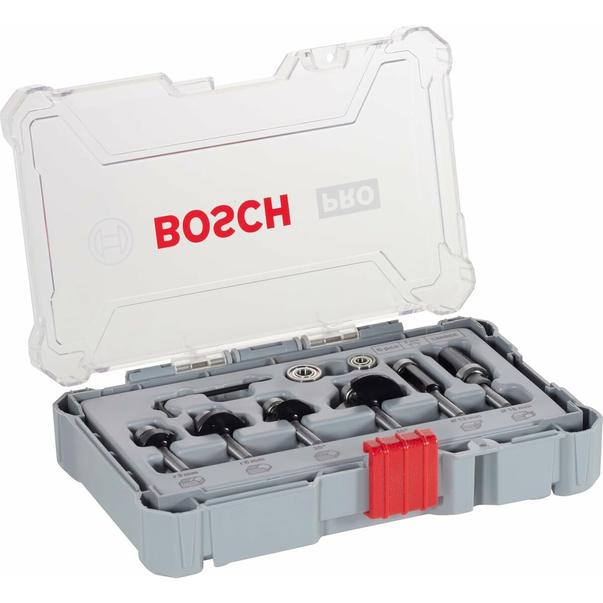 Multifunctionele frezenset BOSCH 6 mm 6 Onderdelen