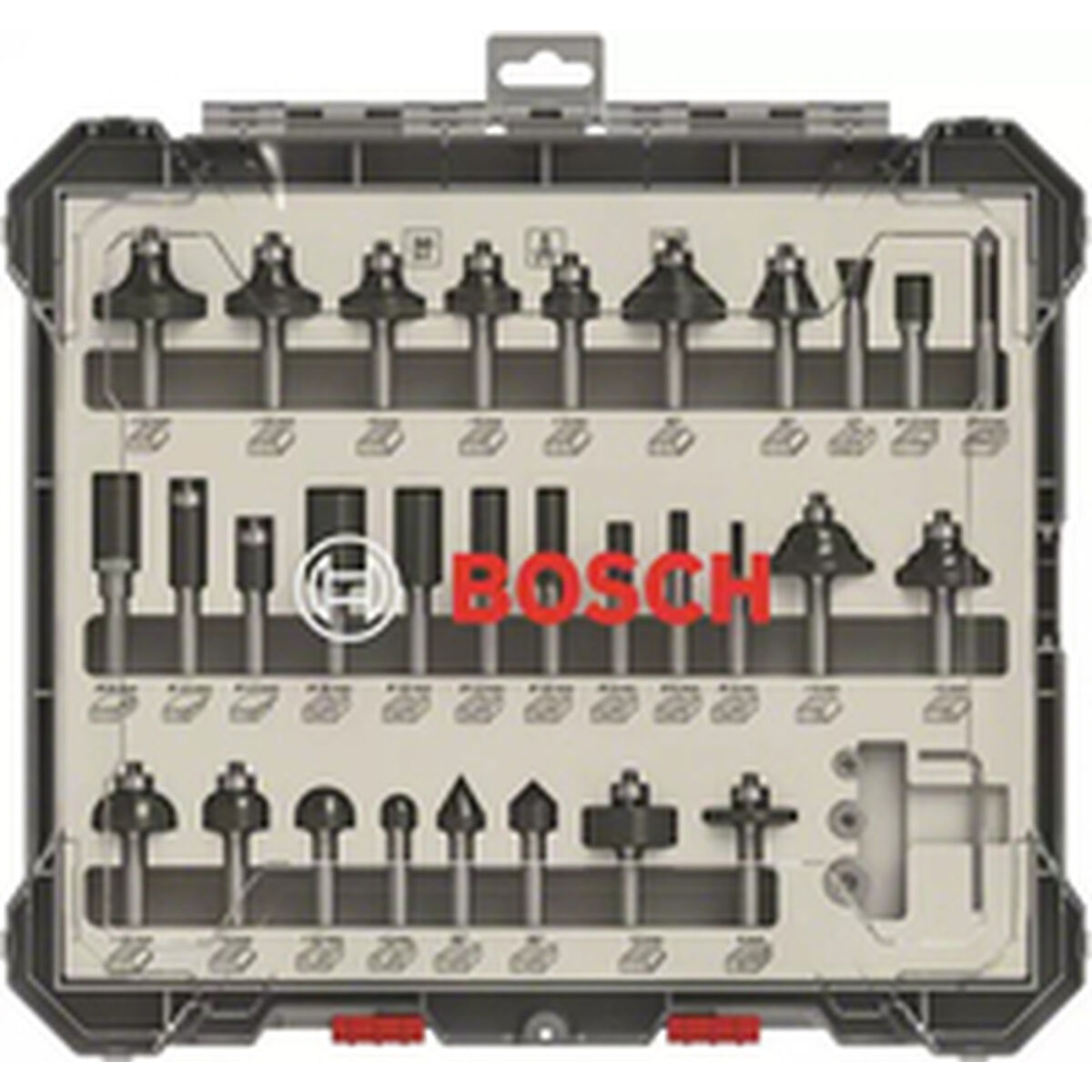 Multifunctionele frezenset BOSCH 2607017475 30 Onderdelen