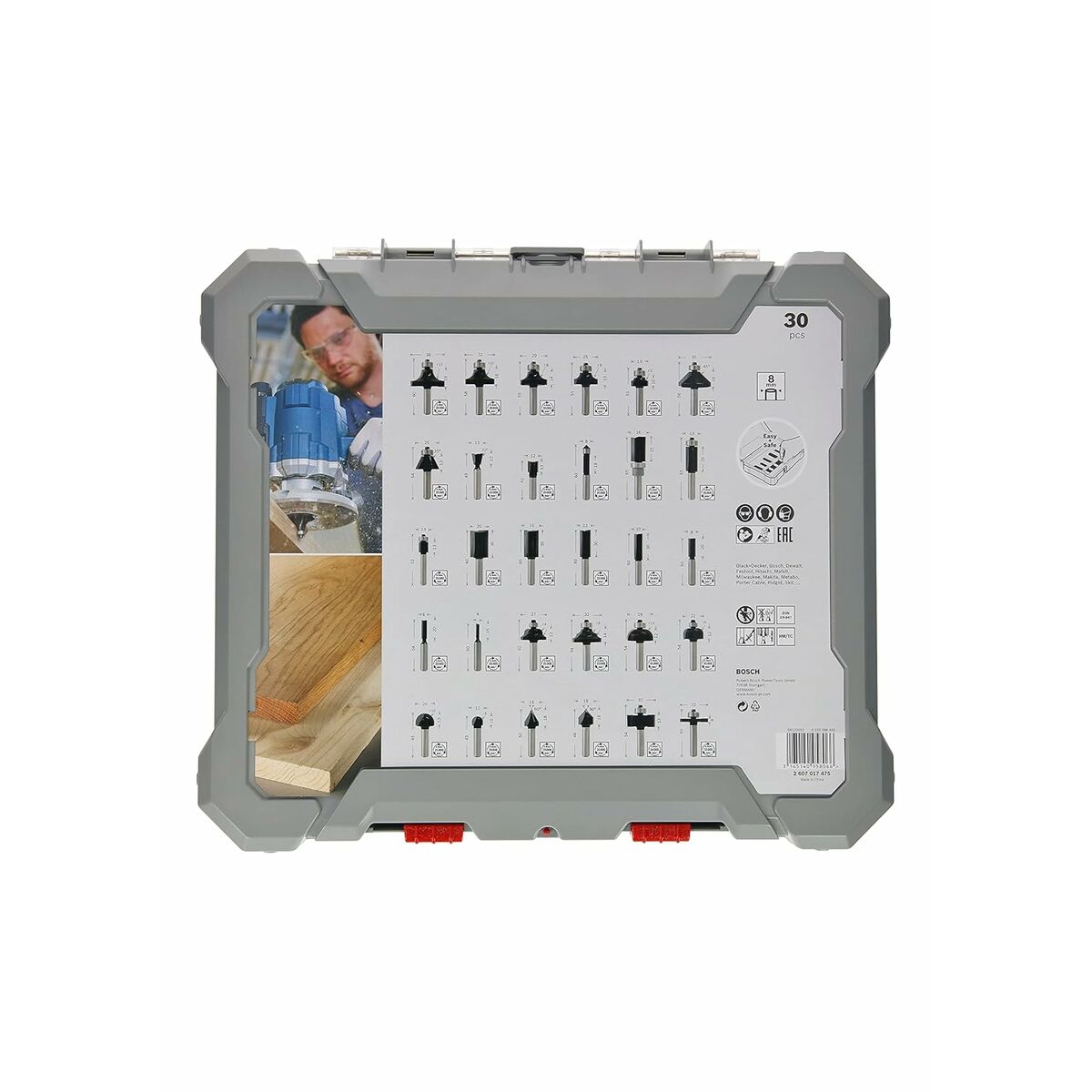 Multifunctionele frezenset BOSCH 2607017475 30 Onderdelen