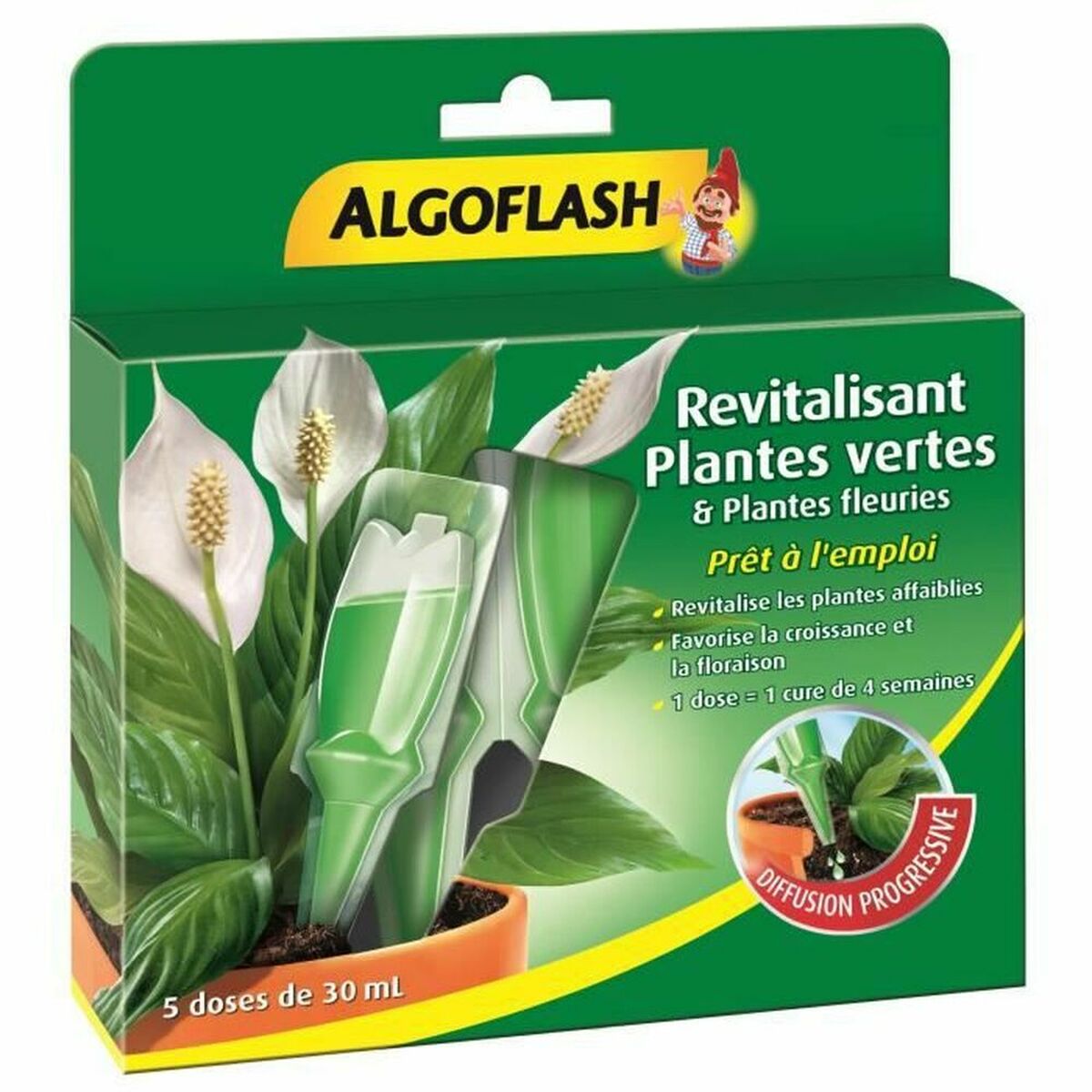 Engrais pour les plantes Algoflash 30 ml 5 Unités