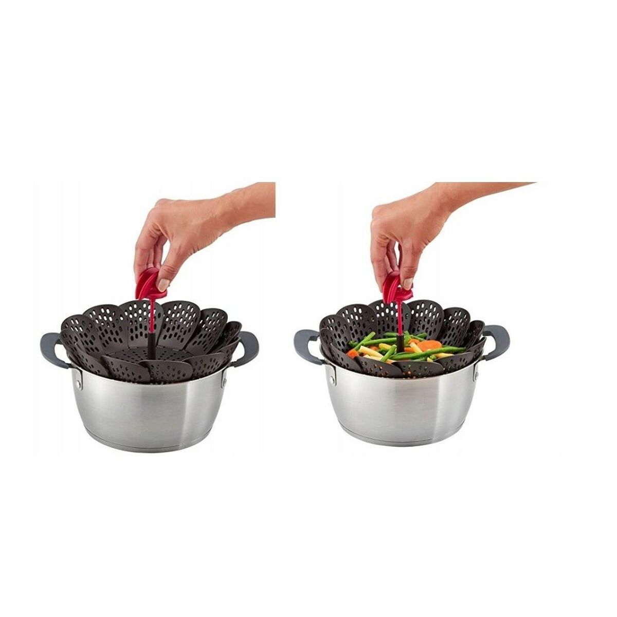 Folding Vegetable Steamer Basket Tefal Plastic, view 6