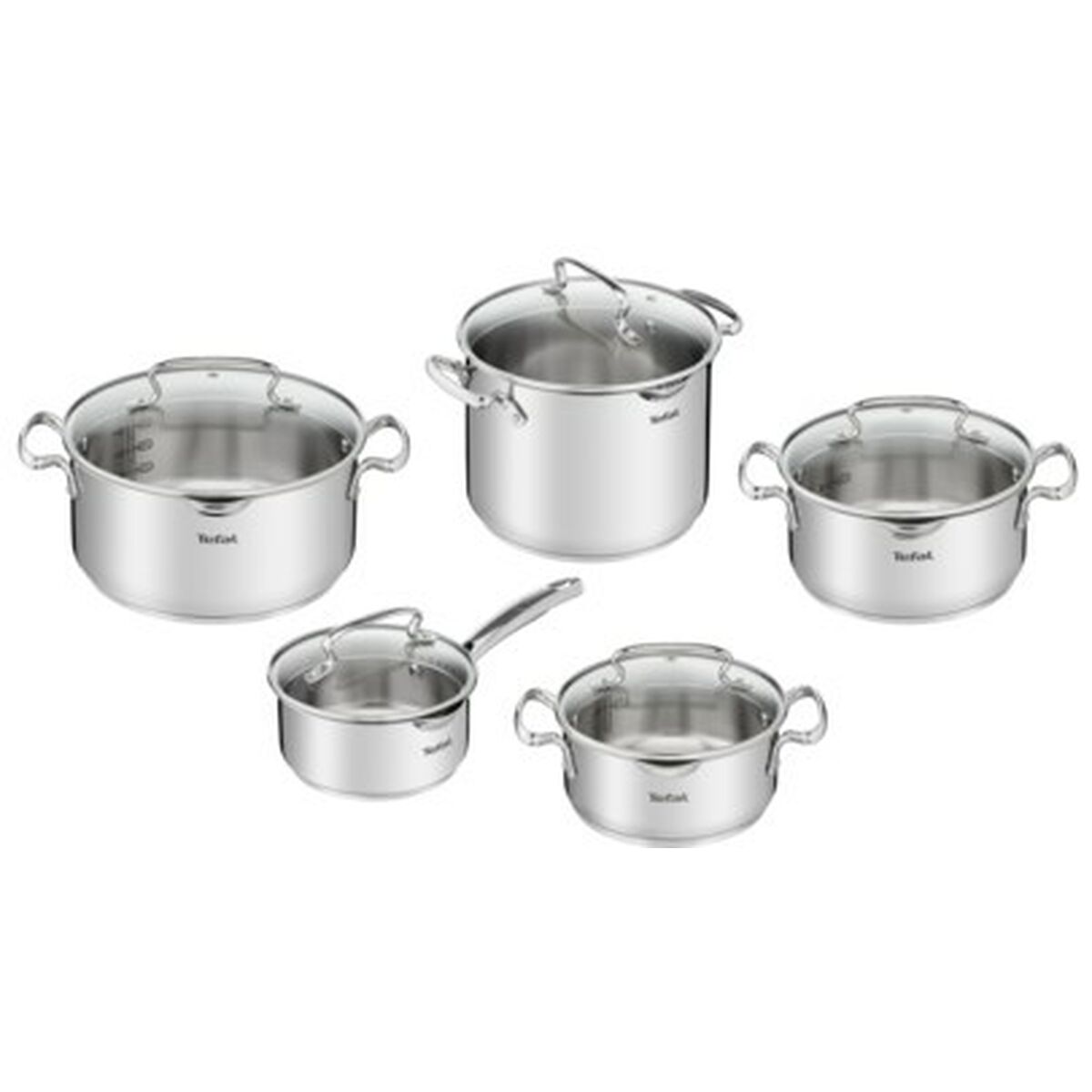 Casseruola con coperchio Tefal G719SA74 Acciaio Ø 18 cm Ø 24 cm Ø 20 cm Ø 22 cm Ø 16 cm 1,...