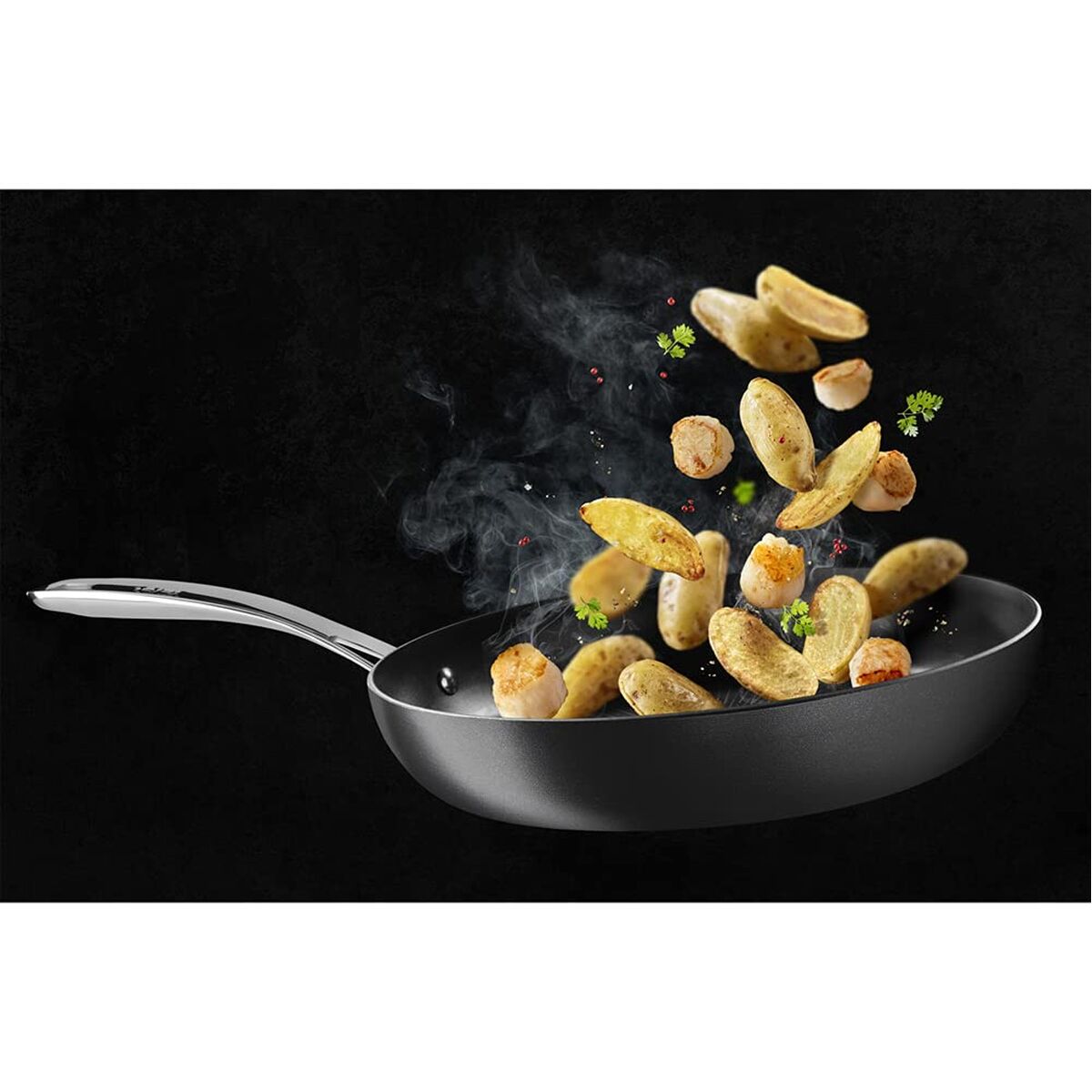 obrázok produktu Pan Tefal G2560702 Black Grey Metal Aluminium (Refurbished D)