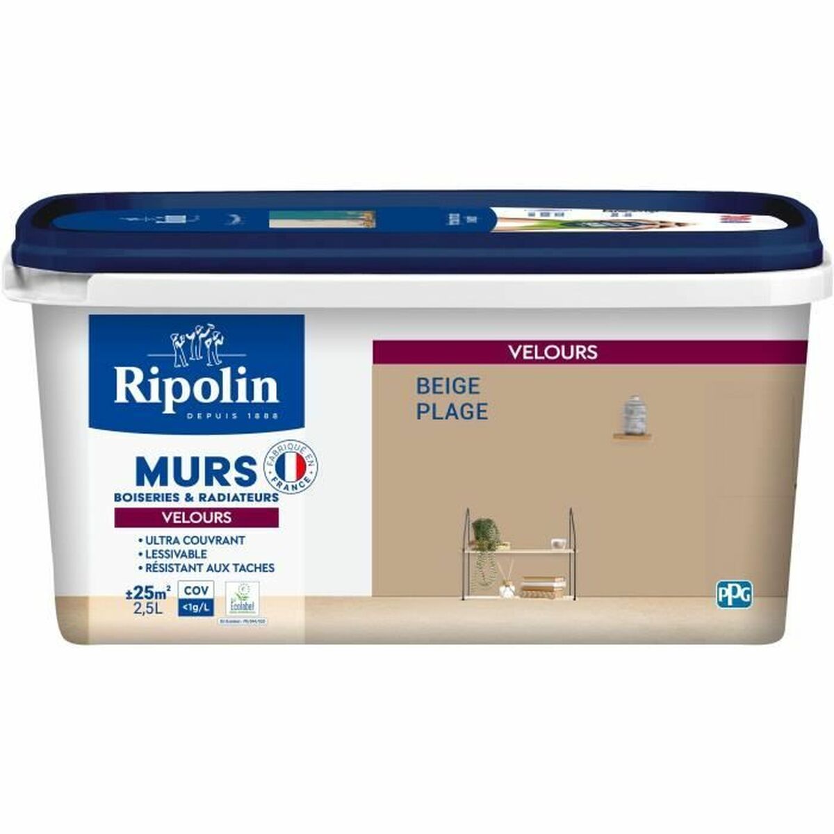 Αστάρι Βαφής Ripolin Μπεζ Ματ 2,5 L