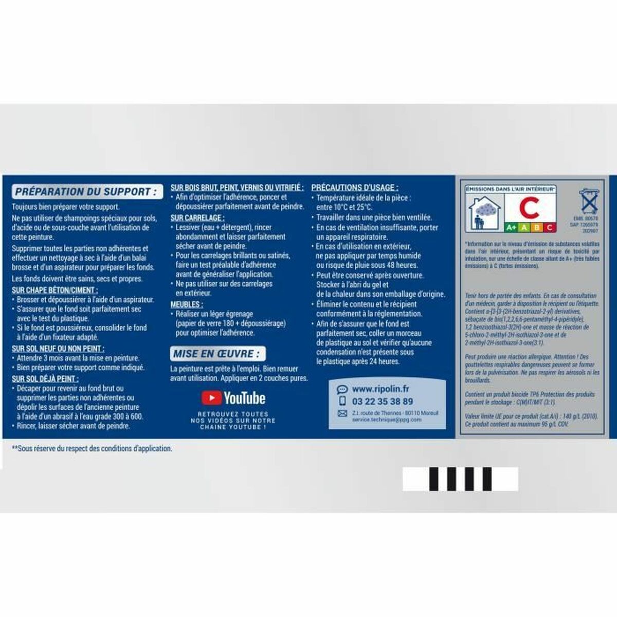 Farba Ripolin Biały 2,5 L