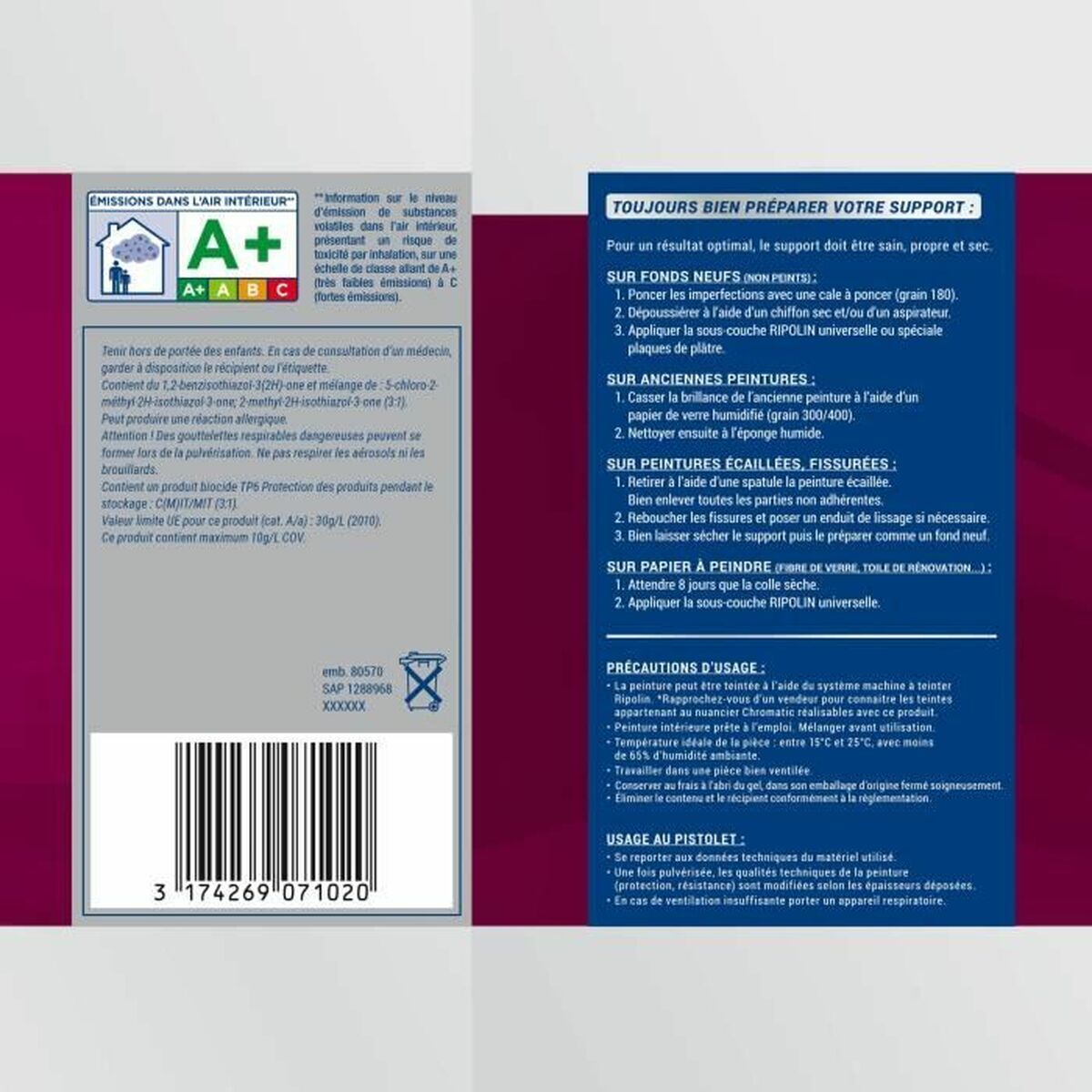 Farba Podkładowa Ripolin Biały 5 L Matowy