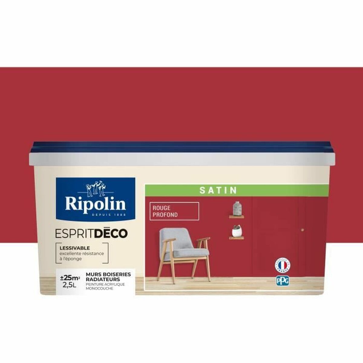 Αστάρι Βαφής Ripolin rouge Σατέν 2,5 L