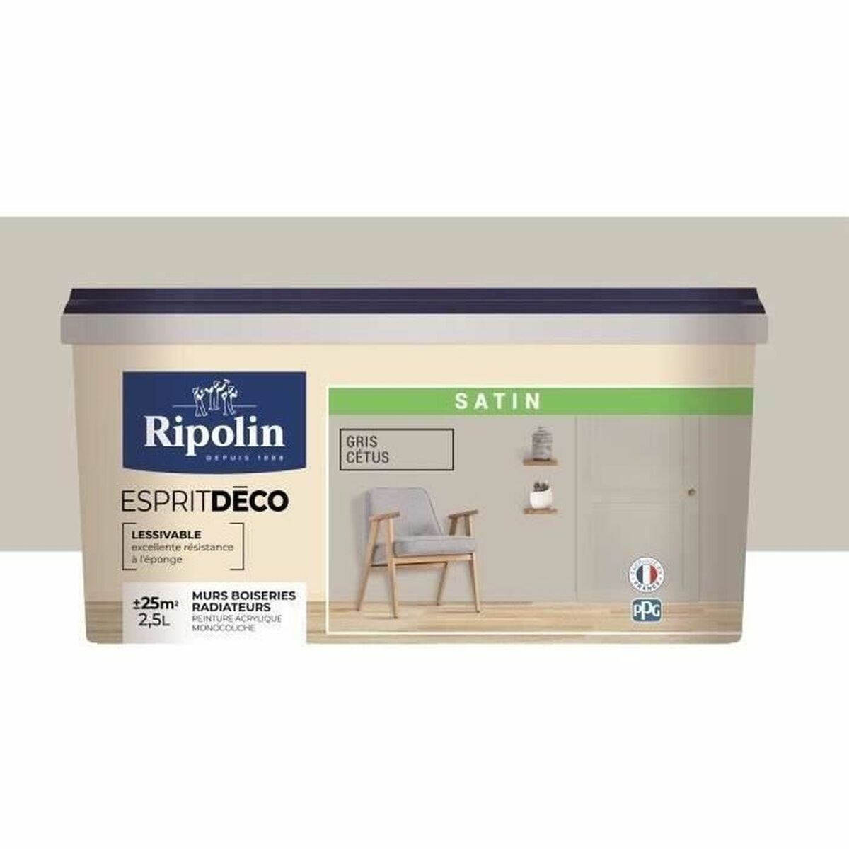 Αστάρι Βαφής Ripolin Γκρι Σατέν