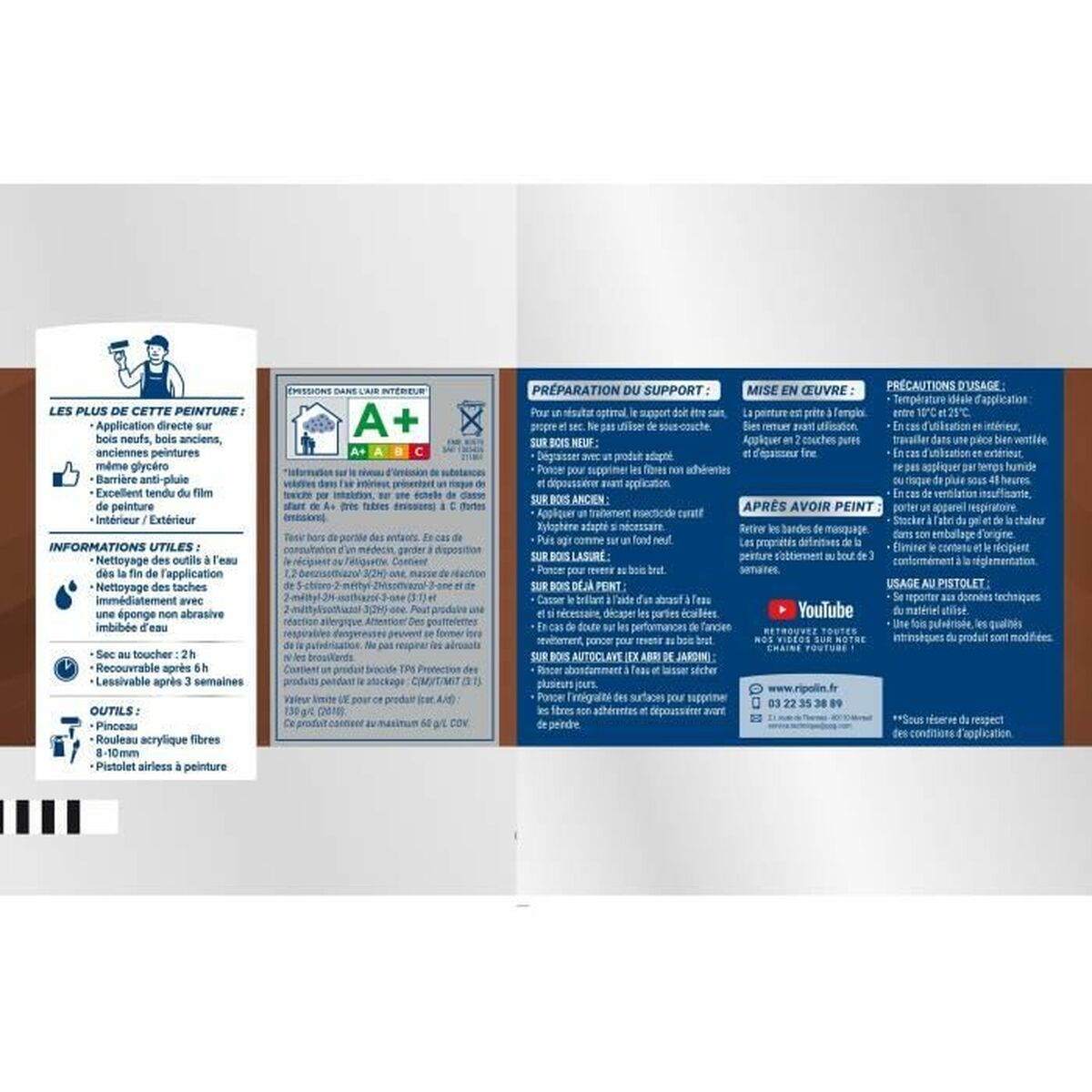 Farba Podkładowa Ripolin Niebieski Satynowe 2,5 L