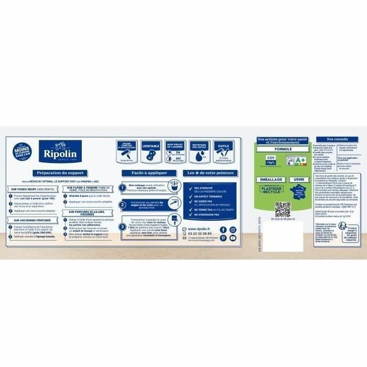Farba Podkładowa Ripolin Biały 2,5 L Matowy