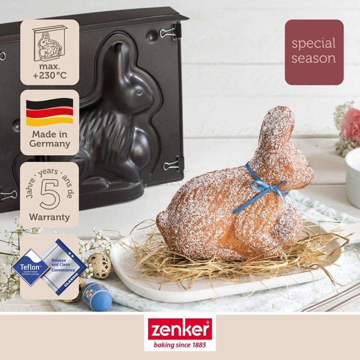 Springvorm Pan Zenker