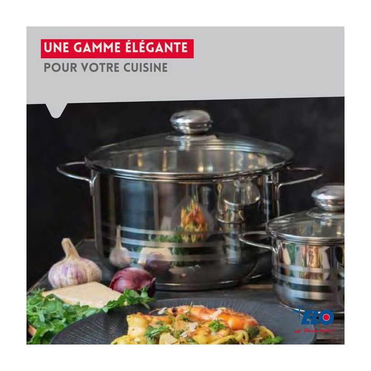 Saucepans Fackelmann Elo Brillant Steel 1,75 L 1,25 L 2 Pieces, view 2