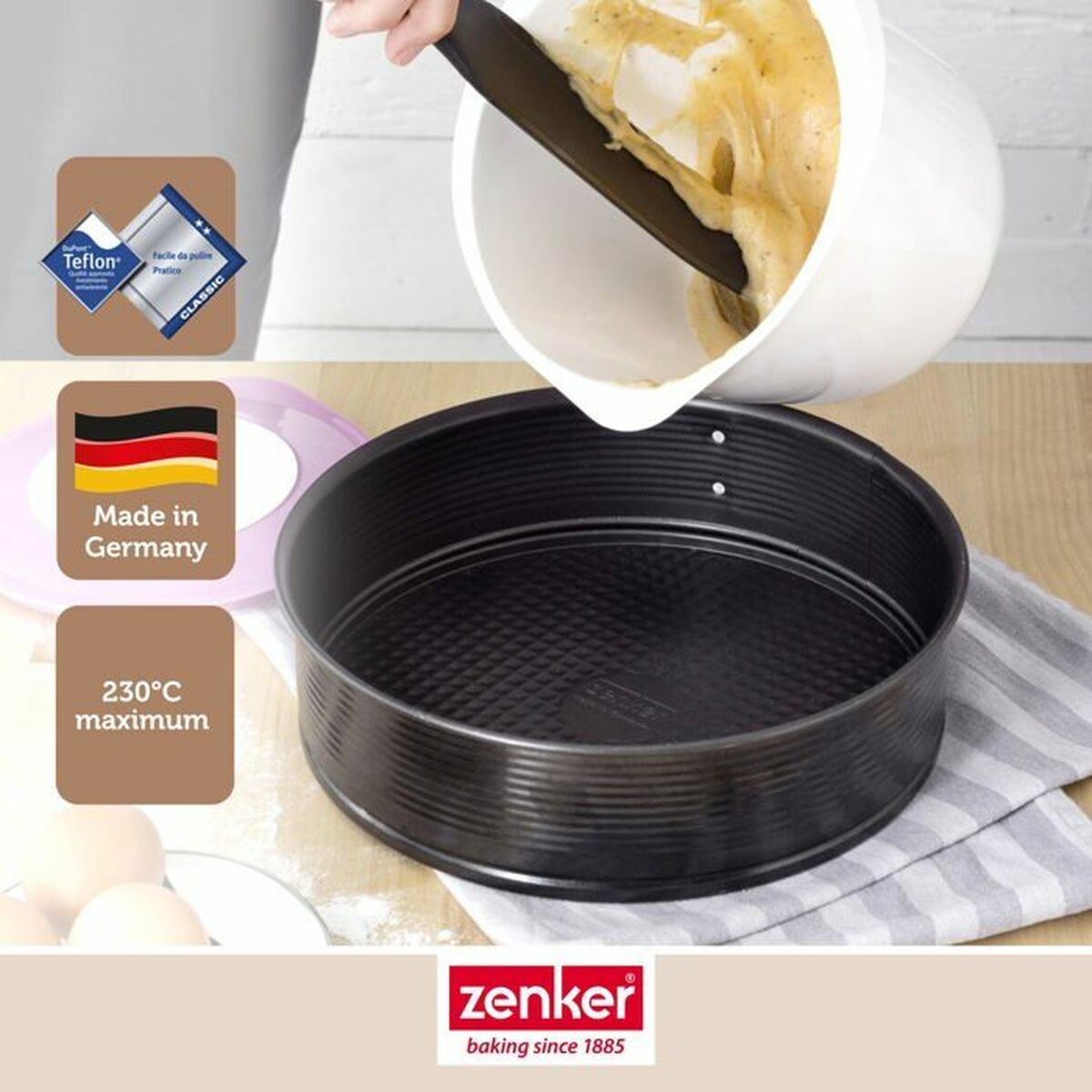 Springvorm Pan Zenker